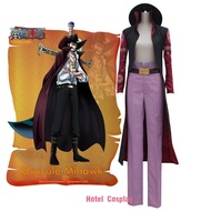 ONE PIECE Dracule Mihawk Cosplay Costume Wooden Props Full Set