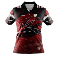 Personalized Name Design Persatuan Industri Keselamatan Malaysia (PIKM) 3D all print polo shirt (fre