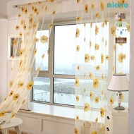 ALENE Tulle Sunflower Pattern Floral Room Balcony Home Decor