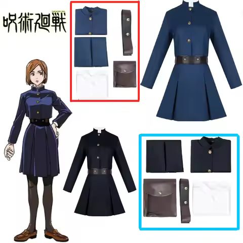 "Anime Jujutsu Kaisen Cosplay Costume, Complete Set of Anime Cosplay Costumes for Kizaki Nozomi Zeni
