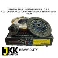 STOCK CLEARANCES JKK CLUTCH @PROTON SAGA 12V/ ISWARA /WIRA 1.3 1.5(7inch) *LAST 3SET * NORMAL /HEAVY