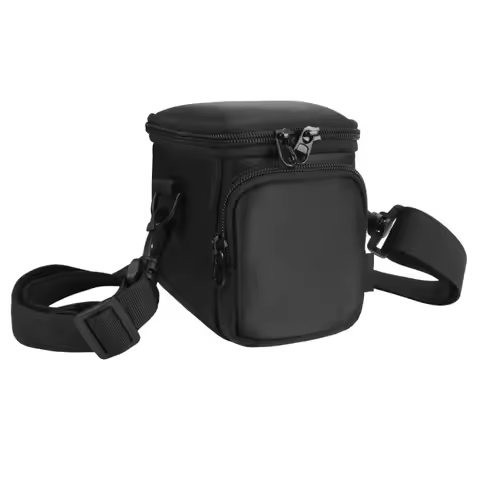 Compact Travel Camera Bag Made Of Nylon With Adjustable Strap For Kodak Pixpro AZ405 AZ425 AZ255 Bla