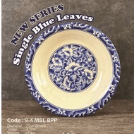 9 inch blue leaves cp 9-4 dinner plate