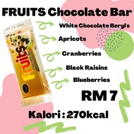 Chocotainer Fruits Chocolate Diet Energy Bar Healthy Snack Sihat