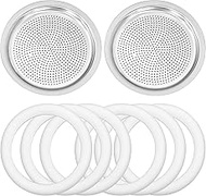 BIA640310 Replacement for Bialetti Moka Express Dama 9 Cups Espresso Gasket Coffee Parts Kit - Gaske
