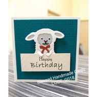 Handmade (Small card ~ 6.4x6.4cm) Mini Card - Get well soon / speedy recovery card