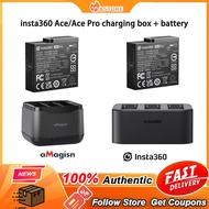 aMagisn Insta360 Ace/Ace Pro/Ace Pro 2 battery charger + insta360 original battery 1800 mAh + origin