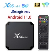 X96 Mini Smart IP TV Box Android 9.0 Amlogic S905W 2+16GB Media Player Support 2.4Ghz Wifi X96mini 4K IPTV Box Ship From France TV Receivers