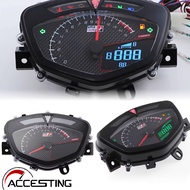 Đồ Hồ số của xe Môtô Xe Máy đo LCD Máy đo tốc độ RPM Meter Đồng hồ đo kỹ thuật số cho Yamaha lc135 V