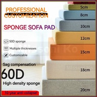 Custom Sponge cushion 35D/50D/65D high density foam bed seam filler strips mattress/seat/backrest