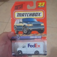 Matchbox FedEx ford box van