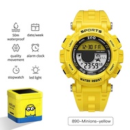 ZGO × Minions men's watch. Sporty digital watch. Fashionable waterproof digital watch. Gift. 890