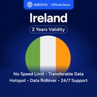 Eskimo Ireland eSIM 1-10GB | 2 Year Validity | How to Redeem in Description