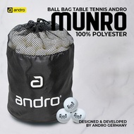 TAS BOLA PINGPONG TENIS MEJA ANDRO MUNRO - Sports Emporium