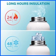 ⚽︎ ☏ ☸ OOICO (40oz) Insulated Water Bottle Flask Tumbler 1 liter  Hot and Cold Vacuum with Spout Li