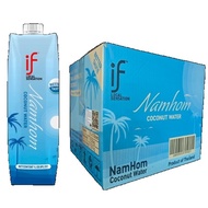 IF Local Sensation Namhom 100% Natural Coconut Water, Thai Aromatic Coconut 12 x 1 Liter