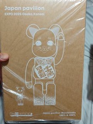 BE@RBRICK  2025  大阪世博 招財貓 100%+400%
