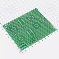 FR4 PCB Solder Test Board 9x11cm Green Coated on 1 Side
