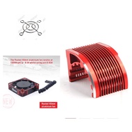 RC Aluminum Alloy 42mm Motor Heatsink + ROCKET / Standard FAN 40*40mm Fan cover 1/8 Brushless Motor 