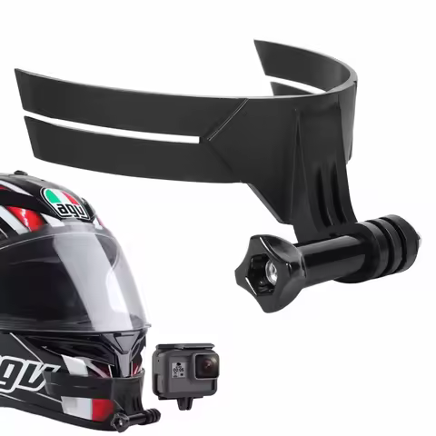 Helmet Chin Stand Mount Motorcycle Holder for GoPro Hero 11 10 9 8 7 Black Full Face Frame for Yi DJ