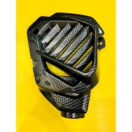Radiator Cover Click125i Click125i 2011-2014 Black Kevlar Good Quality (SK) Click125i Click125i