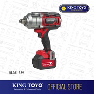 King Toyo 4.0Ah Brushless Impact Wrench (3/4"DR) (1300Nm)  (Li-ION battery tools) (Cordless) (BLMI-3
