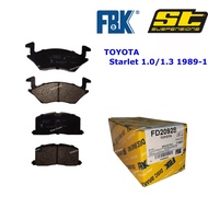 FBK Starlet EP80, EP81, EP82, EP91 Front Disc Brake Pad TOYOTA FD2092S