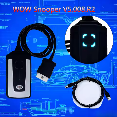 Wow Snooper 2022 2021 Wurth Diagnostic Tool V5.008 R2 Obd2 scanner Trucks Cars bluetooth with keygen