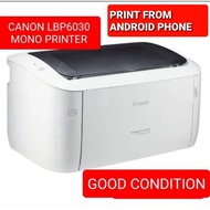 CANON LBP 6030 PRINTER LBP6030/ 6000/3050/MF 3010/Lbp 253x(SECONDHAND UNIT)MONO LASER PRINTER