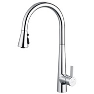 Vòi rửa bát nóng lạnh rút dây Caesar K905C