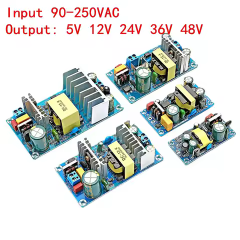 AC100-240V Switching Power Supply Module AC-DC 5V 12V 24V 36V 48V 1A 2A 4A 3A 6A 7A 8A 9A 12.5A Indu