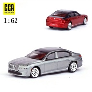 1:64 Scale Diecast Metallic BMW I7 Realistic Car Model Toy, Children Vehicle Playset, Friction Power