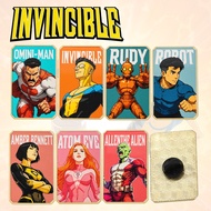 Enamel Pin Invincible Brooch Mark Grayson Omni-Man Superhero Movies Badge Portable Toys for Kids Gif