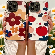 Compatible For Huawei Y9 Prime Y7 Pro Y6 2019 Y7 2018 Y9s Y7A Y6P Y6s Huawei Nova 9 10 SE Y90 Y70 Y61 8i 7i 5T Phone Case Cute Tulip Girl Lambskin Anti-fall Back Cover