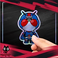 Kamen Rider Bio Rider RX Hologram Sticker Waterproof Motorcycle Sticker