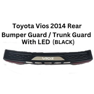 TOYOTA VIOS 2014 REAR BUMPER STEP/ TRUNK GUARD/ BUMPER GRUAD WITH LED