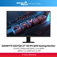 GIGABYTE GS27QA 27" SS IPS QHD 1440P Gaming Monitor