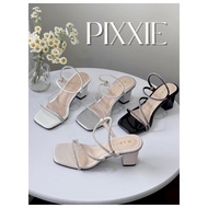 [Pixxie] High-Heeled Shoes Diamond-Studded Height 2 And A Half Inches **For Chubby Feet/Wide Feet +1
