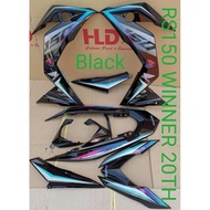 COVERSET HONDA RS150R WINNER 20TH BLACK