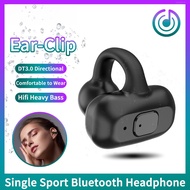 Earphone Wireless Bluetooth Earbuds Earphone TWS Earbuds Bluetooth Wireless Clip-On Earphones Ear Bone Conduction Earring Waterproof Sport Headset HIMW