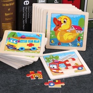 MINI WOODEN PUZZLE WOODEN toy/ Children's puzzle/ 10cm Mini Puzzle/ 9pcs WOODEN Puzzle Children's To