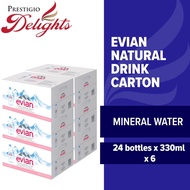 Evian Natural Mineral Water 330ml | 6 Cartons