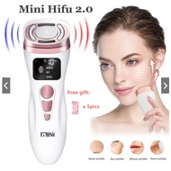 Mini Ultrasonic Machine Hifu 2.0 Frequency RF Facial Radio EMS Beauty Instrument Firmness Anti-Wrinkle Care Tool