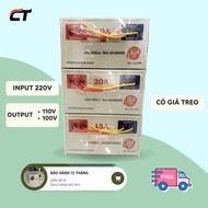 Biến Áp Chính Hãng SIMBAS sasan Chuyển Điện 220V Ra 110V 100V hoặc chuyển 110v 100v ra 220v