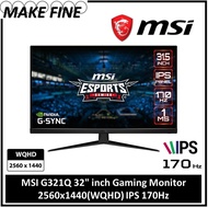 MSI G321Q 32" inch Gaming Monitor 2560x1440(WQHD) IPS 170Hz