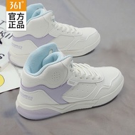 361 Degree Women's Shoes New Style Spring Autumn High-Top Sneakers Women's Sports Shoes Women's All-