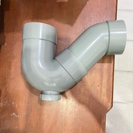 P TRAP/S TRAP/V TRAP 4 inch Merk Cm taiwan PVC pembuangan wastafel Berkualitas