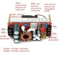 999DIY สเตปอัพ 1200W 20A DC Converter Boost Step-up Power Supply Module IN 8-60V OUT 12-83V เพิ่มไฟ ปรับเพิ่ม แรงดัน เพิ่มไฟ ปรับเพิ่ม แรงดัน ไฟฟ้า โวลต์ แปลงไฟ