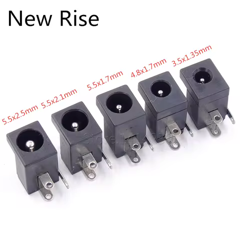 10PCS Hot Sale DC-005 DC Power Jack Socket Connector DC005 5.5x2.5mm 5.5x2.1mm 5.5x1.7mm 4.0 4.8x1.7