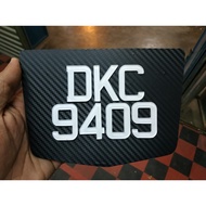 Nombor Plate Motor Kristal Standard Lulus Motorcycle Plate Number